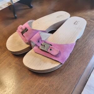 Dr. Scholl's Original pink Suede sandals